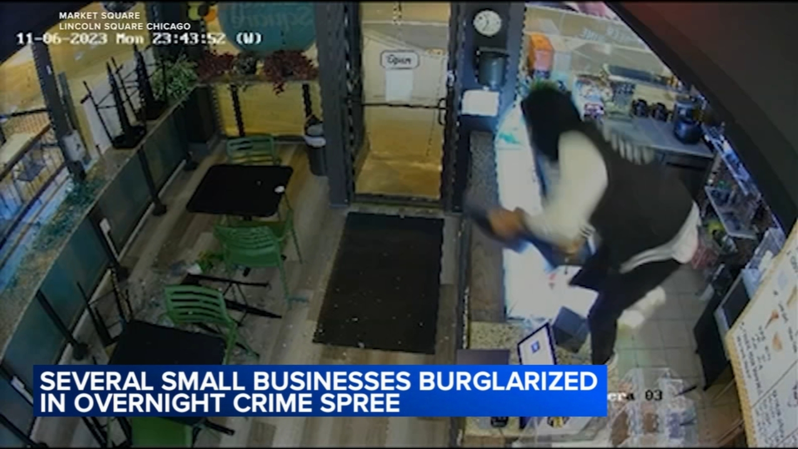 North Suburbs Small Business Burglary Spree Caught on Video: A Frustrating and Heartbreaking Trend